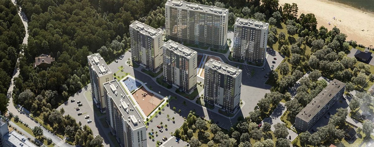 Квартал Сосновый бор 1 оч. корп. 1 секция 1